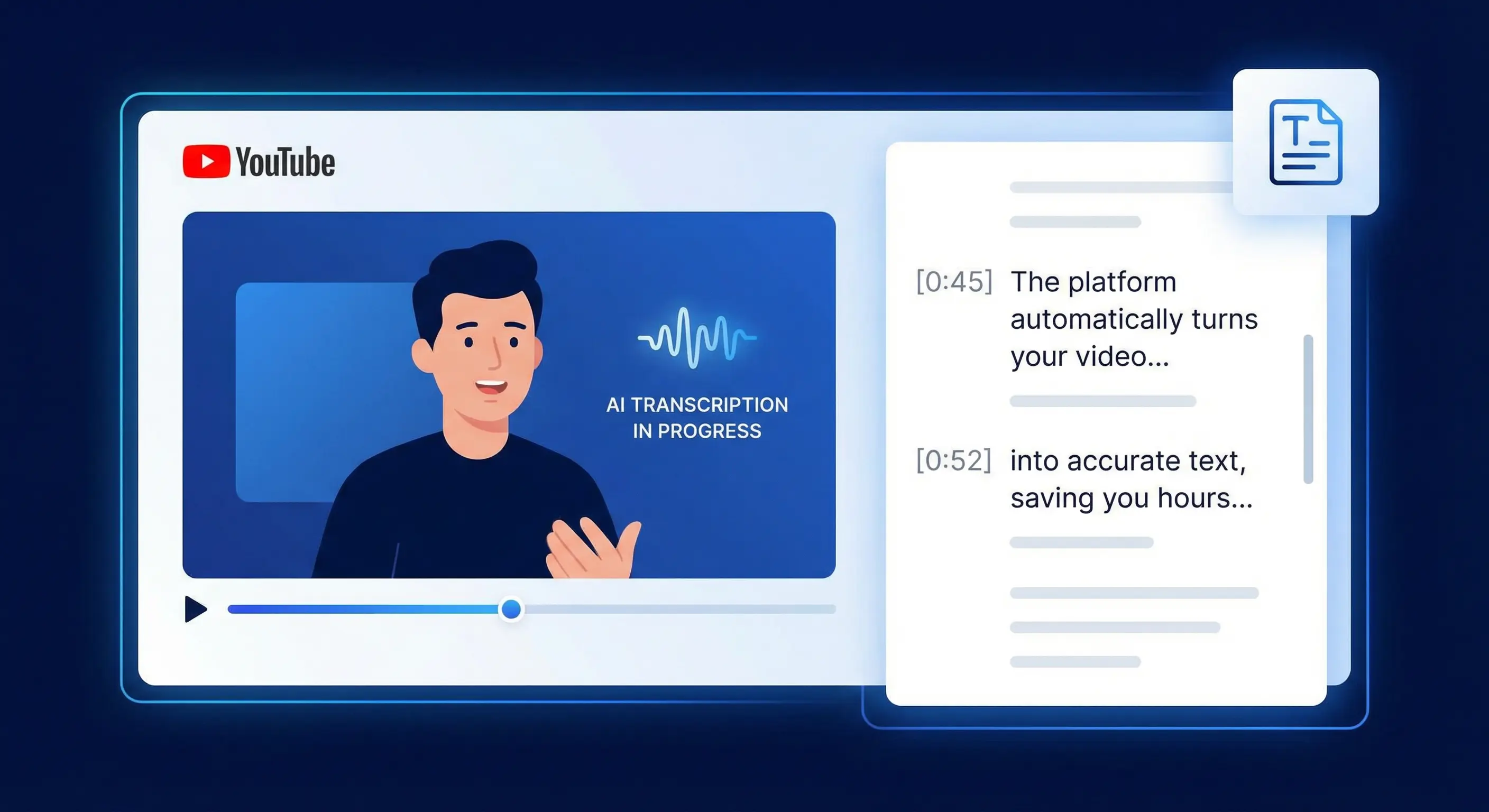 Transcribe YouTube Video to Text